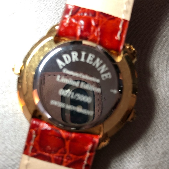 Gorgeous red leather band